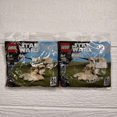 LEGO Star Wars 30680 AAT Polybag *Lot of 2* NEW Sealed 75pc Droid Tank Set