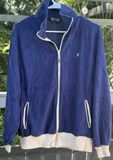 Vintage Pierre Cardine Velour Track Suit Jacket 80  s Style Size Large