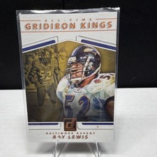 2017 Panini Donruss All-Time Gridiron Kings Ray Lewis #4 Ravens NFL Football