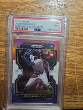 2022 Panini Prizm - Julio Rodriguez #40 Red White & Blue Prizm (RC)