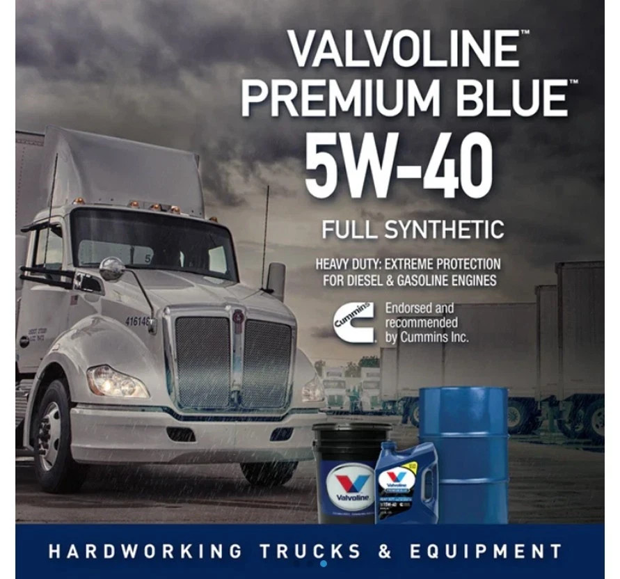 Valvoline Premium Blue Extreme 5W-40 Full Synthetic Engine Oil; 3-1 Gallon Case