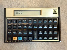 Vintage Hewlett Packard HP 12C Financial Calculator Original Case Excellent