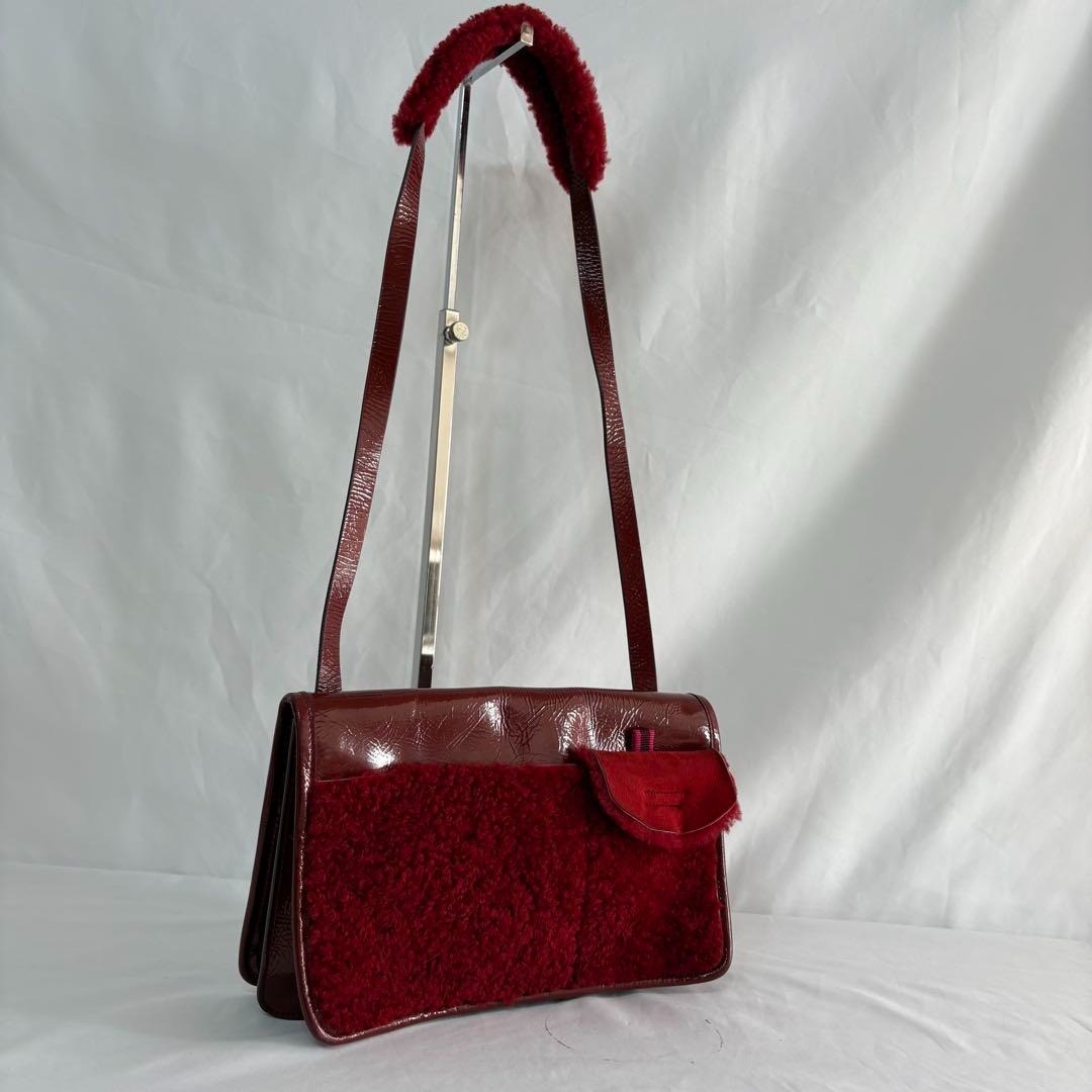 Miu Miu Fur & Leather Docking Shoulder Bag FW1999 Collection