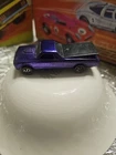 1968 Hot Wheels Redline Custom Fleetside Purple Top Not Painted.