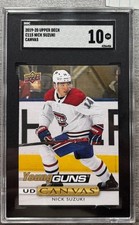 2019-20 Upper Deck UD Canvas Young Guns Nick Suzuki SGC GRADE 10 #C115 Rookie RC