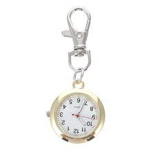 Clip On Pocket Watch: Nurse Glow Pointer Watch with Clip and Lapel Golden