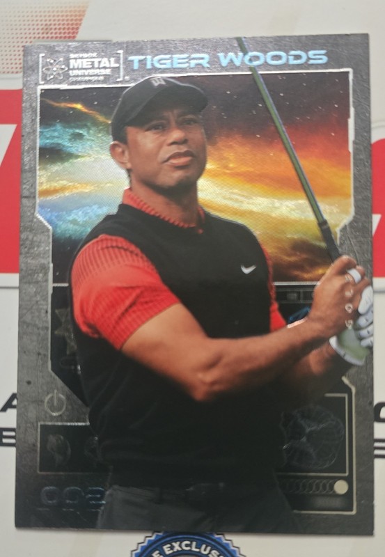 2023 Skybox Metal Universe Champions - Tiger Woods #002