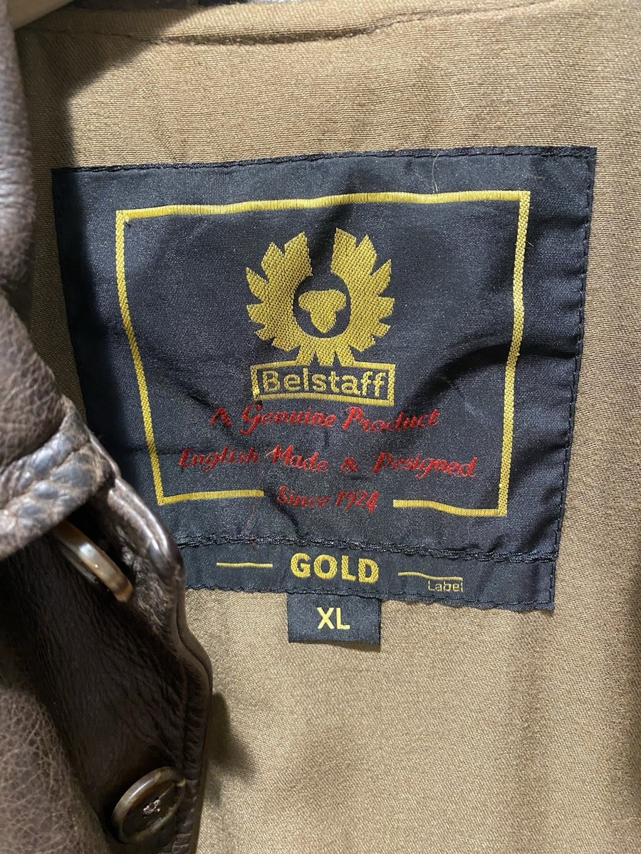 Belstaff Vintage 100% Leather Aviator Jacket Gold Label