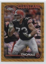 2024 Topps Chrome Gold Wave Refractor 4/50 Joe Thomas #32 HOF