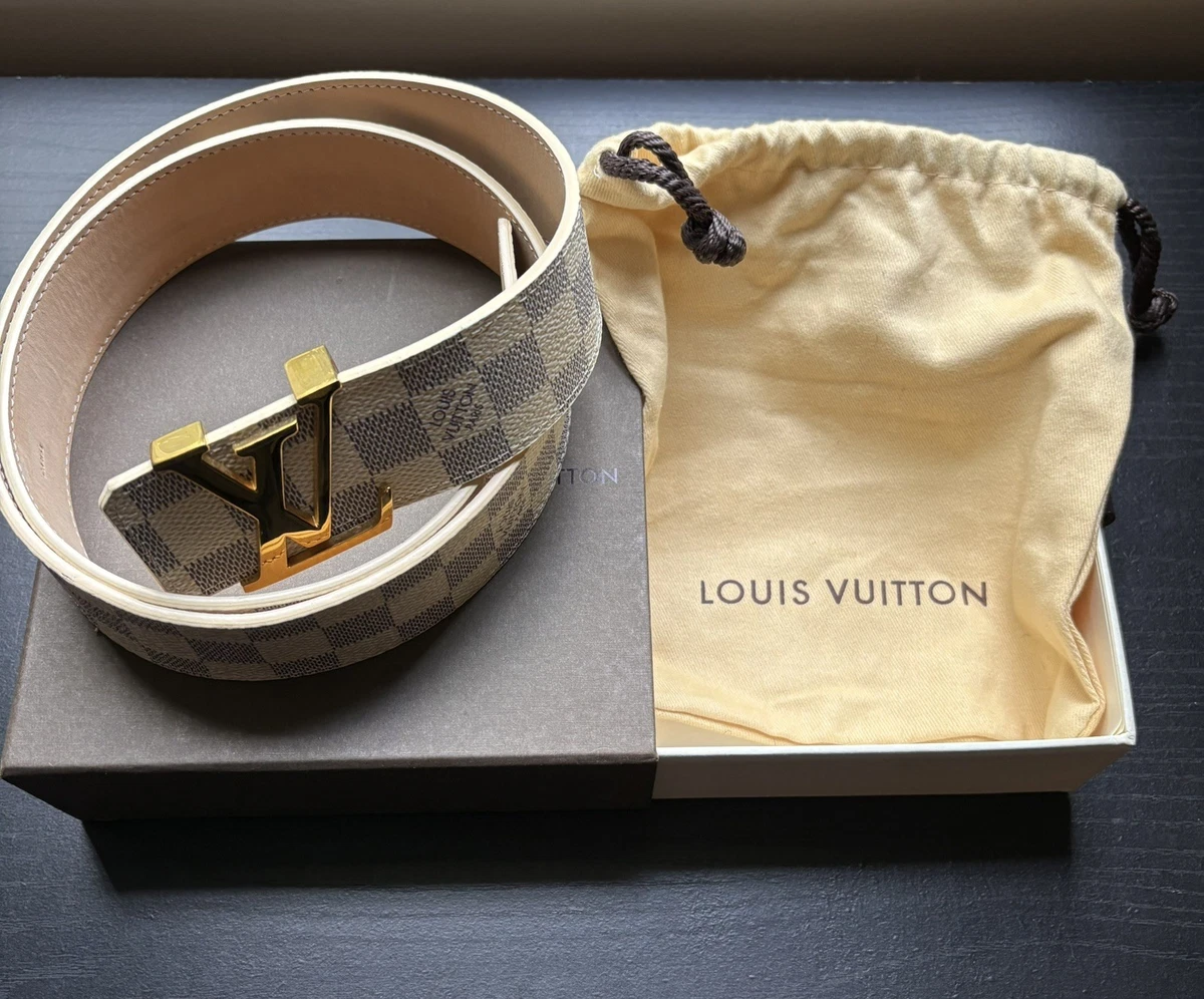 Louis Vuitton Leather White Belts for Men for sale | eBay