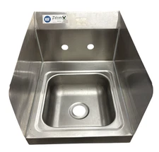 Falcon Food Service 12" Wide 20 Gauge Stainless Steel Hand Sink w/ Faucet
