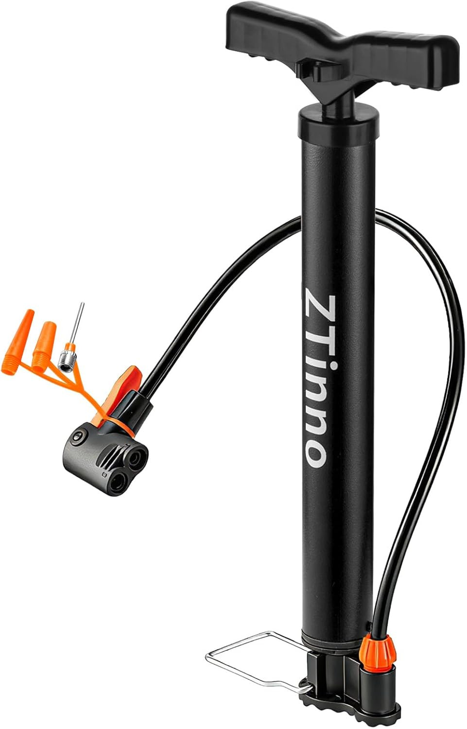 Floor Bike Pump Portable, Classic Bicycle Pump, Portable Bik