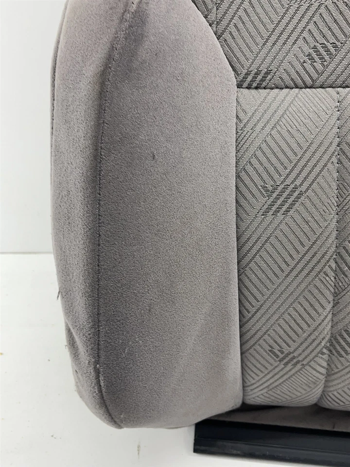 1996-2002 Toyota 4Runner Driver Left Seat Backrest Cover Cushion Gray CLoth - Image 3 of 4