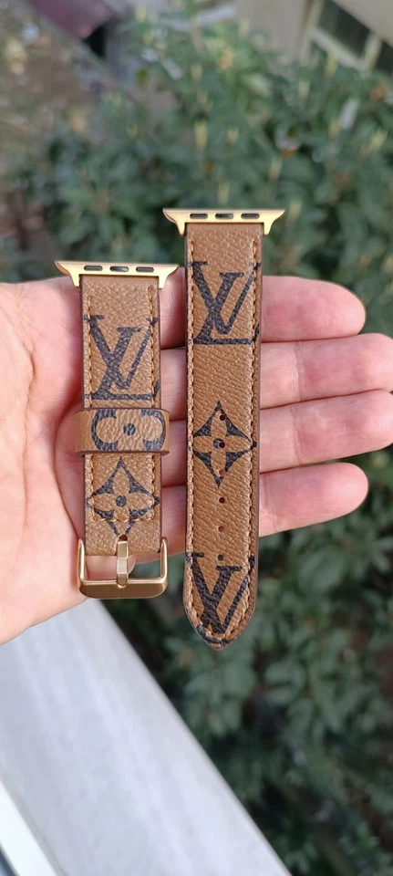 Apple lv watch band leather - Image 2 of 2