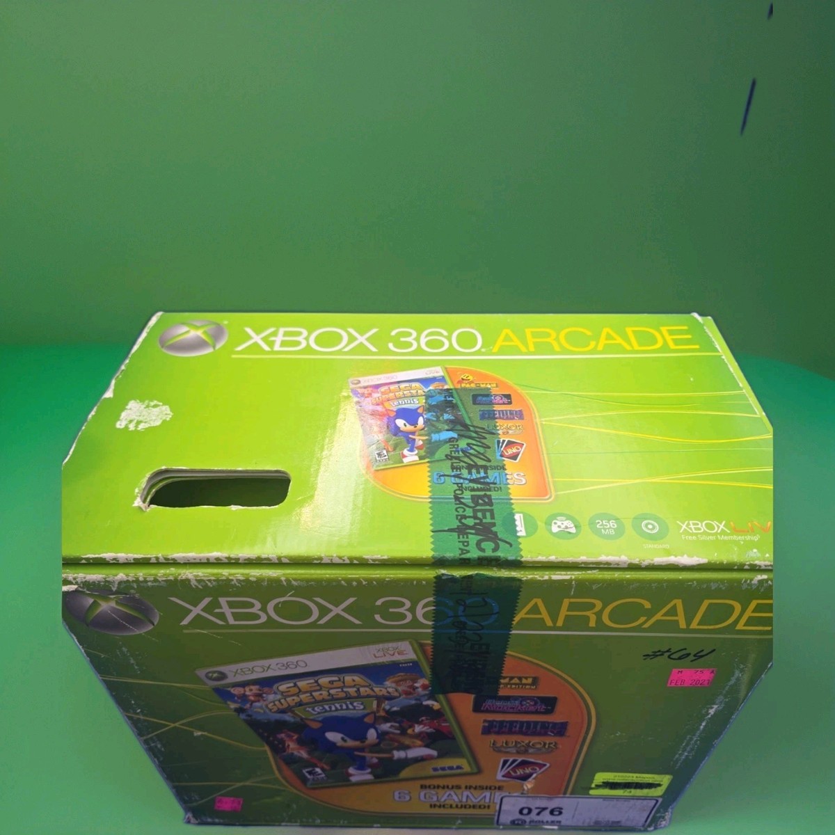 Xbox360  箱無し Microsoft Xbox 360 Arcade Empty Box w/ Inner Packaging & Dividers