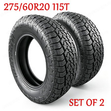 Set Of 2 Durable Allseason Tires 27560r20 115t Suv Light Truck Highway Use