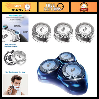 Replacement HQ8 Shaver Heads Compatible with Philips Norelco, 3-Pack, Fits AT810