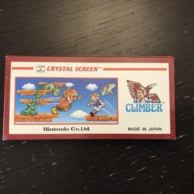 Nintendo Game And Watch Crystal Screen Climber BOX & MANUAL ONLY -NO GAME DR-802