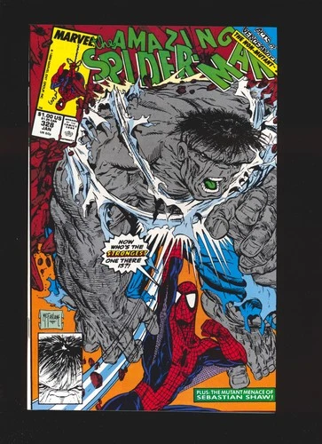 Amazing Spider-Man # 328 - Classic McFarlane Hulk cover NM- Cond