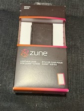 Microsoft Leather Case for Zune MP3 Player Brown New Open Box