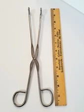 VTG MILTEX Germany 12" Surgical Forceps Stainless Surgery VIDEO & Many Good Pics