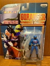 Banpresto Himitsu Sentai Goranger Gorenger Collection Aorenger Blue Ranger  3.5"