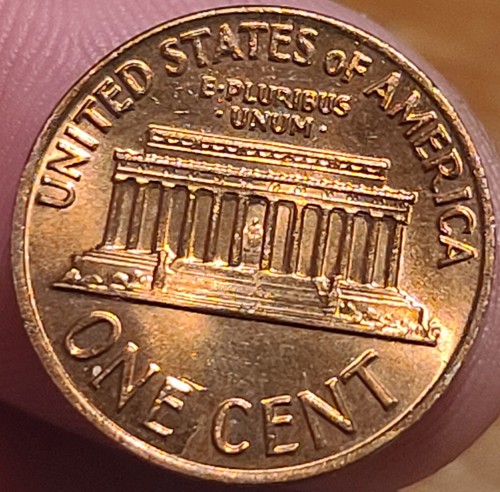 1972 Lincoln Head Memorial Penny Obverse Tilted Collar Proof Like No Mint - Picture 2 of 2