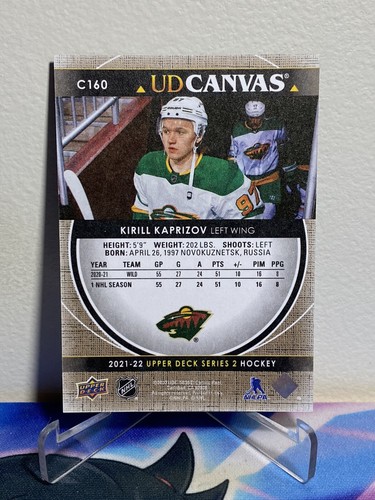 2021-22 Upper Deck Series 2 KIRILL KAPRIZOV #C160 UD CANVAS - Picture 2 of 2