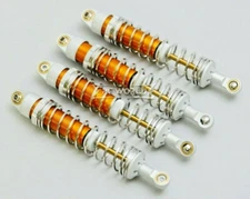 For TRAXXAS Big Bore METAL Suspension SHOCKS T-MAXX, E-MAXX (8 pcs)  -SILVER-
