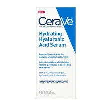 Cerave Hyaluronic Acid Serum for Face with Vitamin B5 and Ceramides 1 oz.