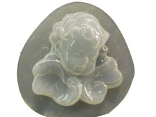 QTY 2   Cherub Angel Plaster or Soap Mold R 4621