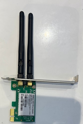 Dual Band 300Mbps 2.4/5Ghz Wireless PCI-E WiFi Adapter Card Desktop