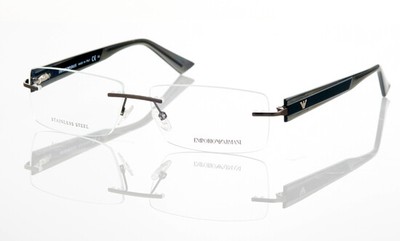 armani rimless glasses