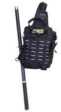 Ultimate Geocaching Fishing Backpack Reflective, Waterproof with Patch TOP