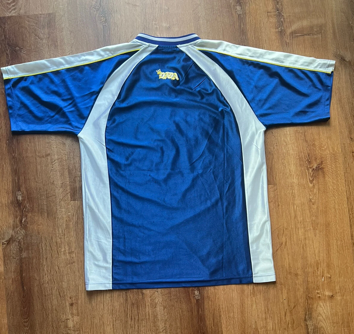 DADA SUPREME Vintage 90s Jersey Blue/Yellow Sz L DADA SUPREME Vintage 90s Jersey Blue/Yellow Sz L