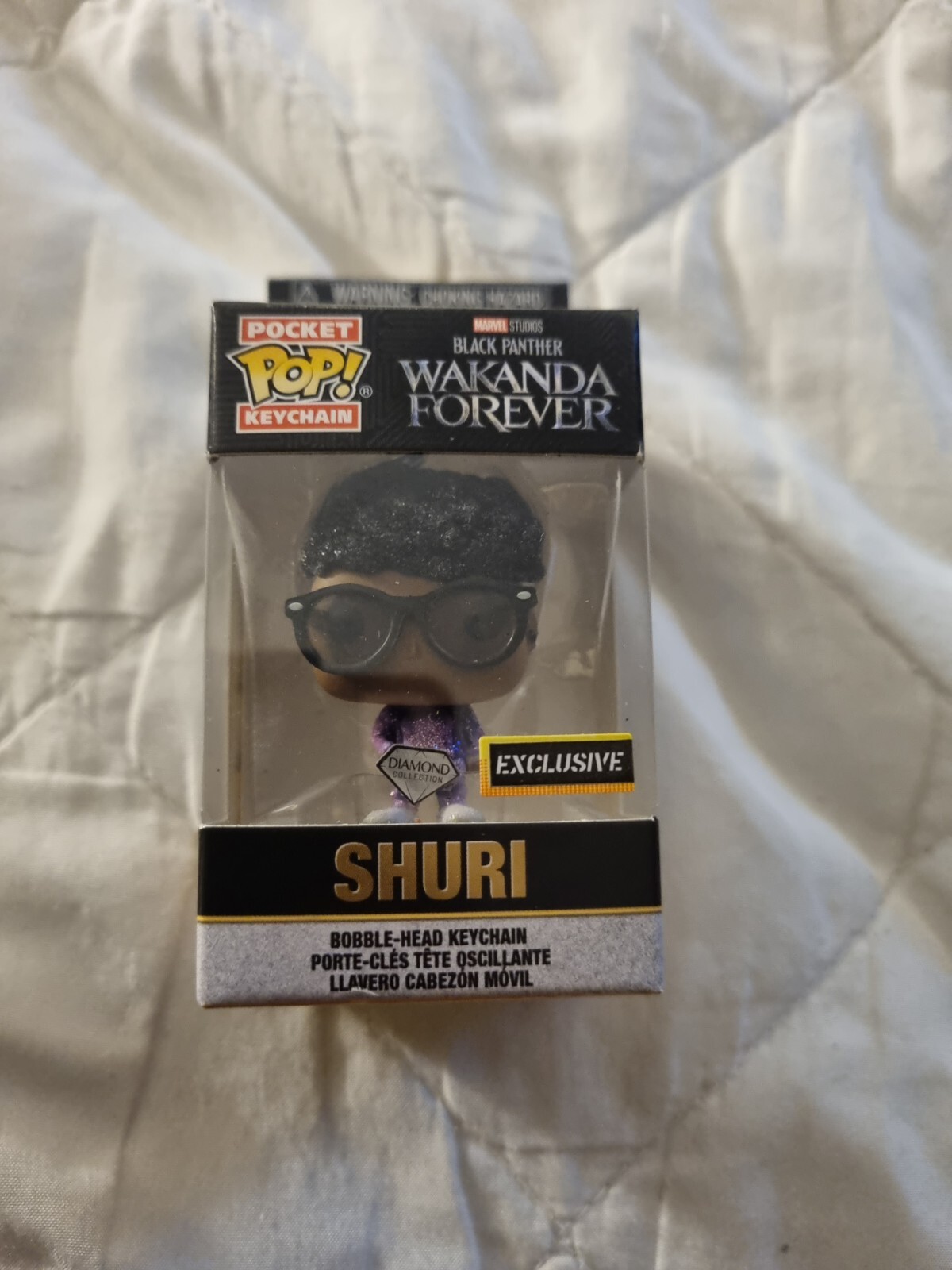 FUNKO POP! KEYCHAIN Marvel Black Panther Wakanda Forever Shuri hot topic diamond