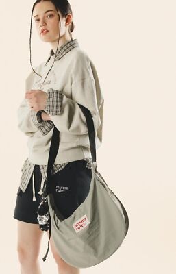 Masmarulez] Korean Halfmoon Cross Bag Unisex, Waterproof