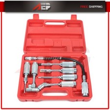 7 pcs Replacement Grease Gun Adapter Set Lubing Hose Fitting Tip Assortment