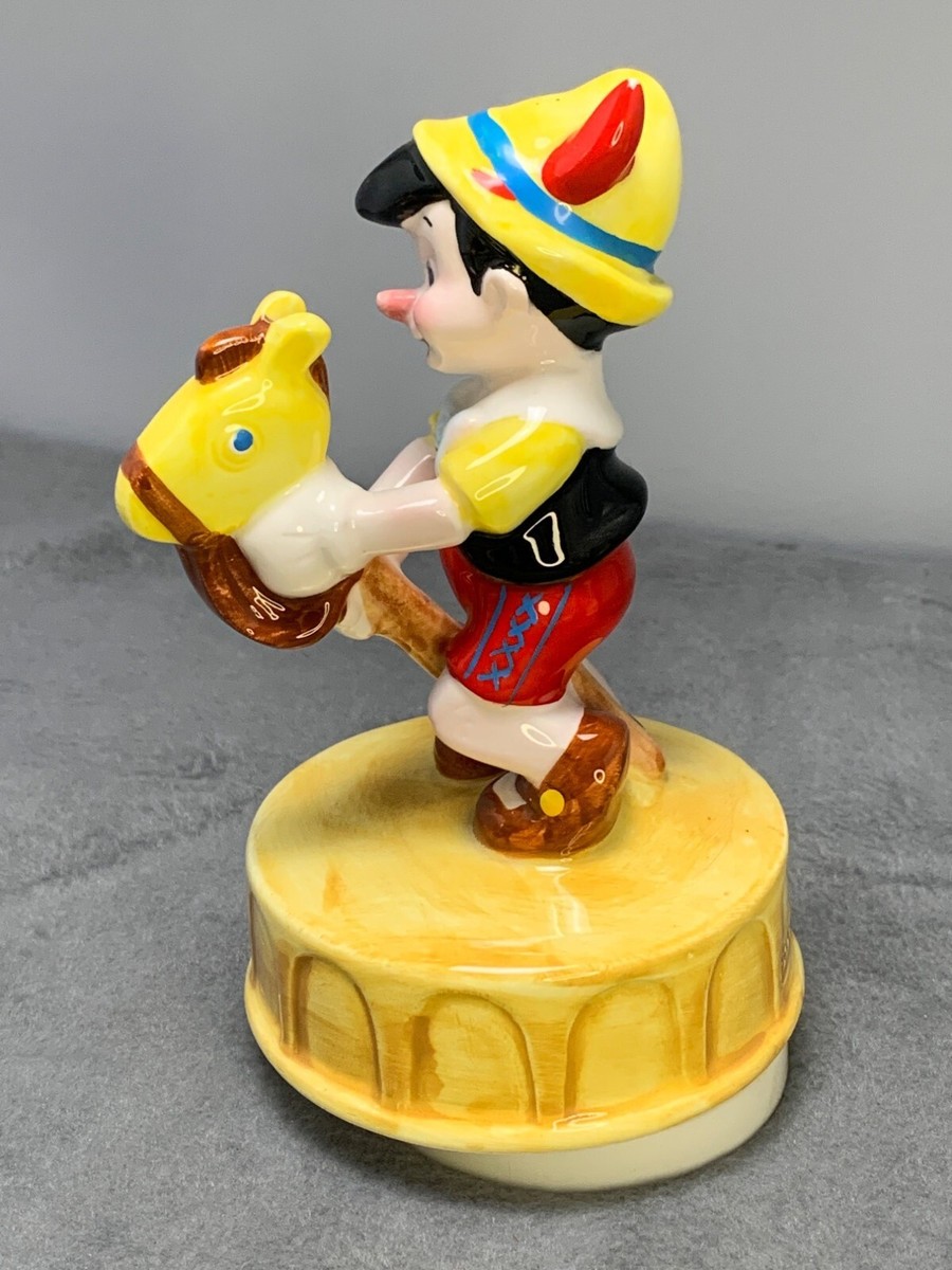 pino collecting様 リクエスト 5点 まとめ商品 Vintage Schmid Pinocchio Ceramic Music Box Figurine with Rocking