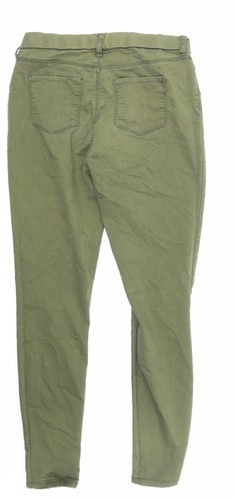 BHS Womens Green 100% Cotton Jegging Jeans Size 10 Regular - Picture 2 of 12