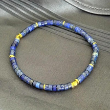 Lapis Lazuli Beaded Bracelet Healing Energy Meditation Calming Men Women Gift