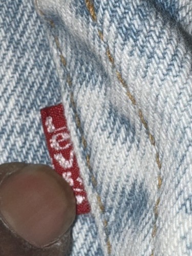 Vintage Levis 501 Denim Jeans Made In USA Acid Wash 80s Men's Rare 30x29 - Picture 11 of 14