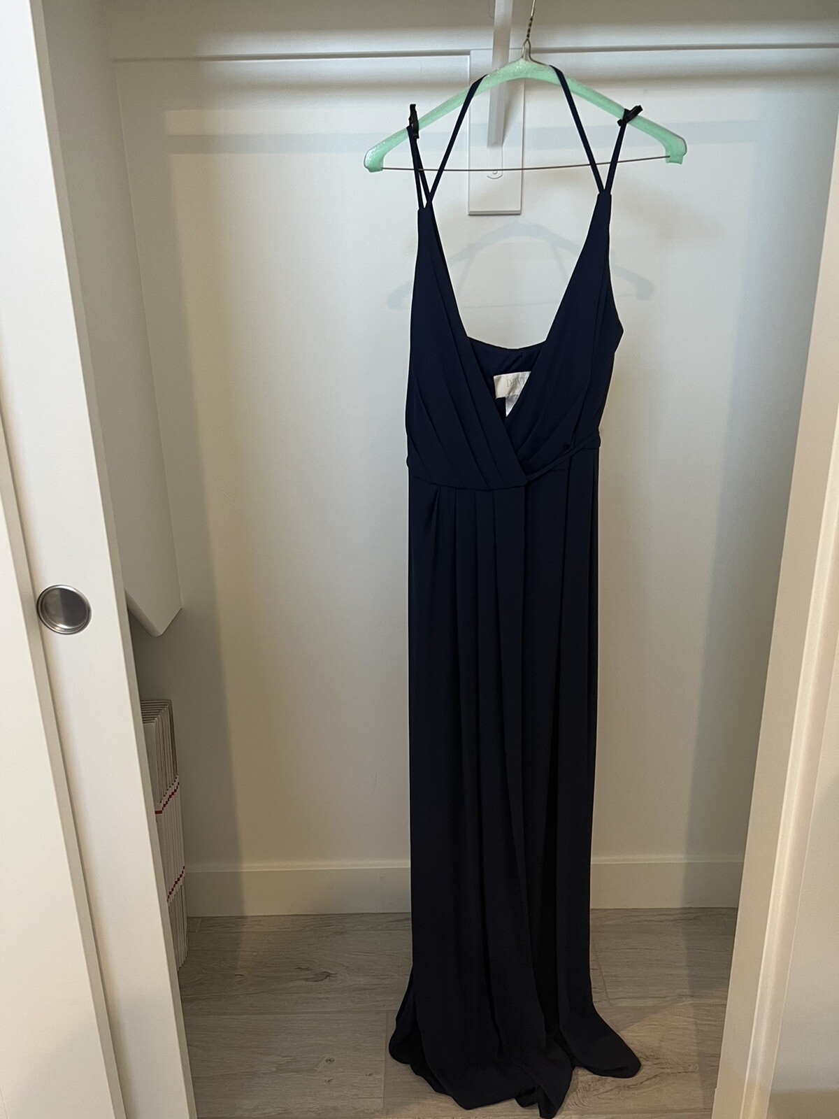 double strap long georgette