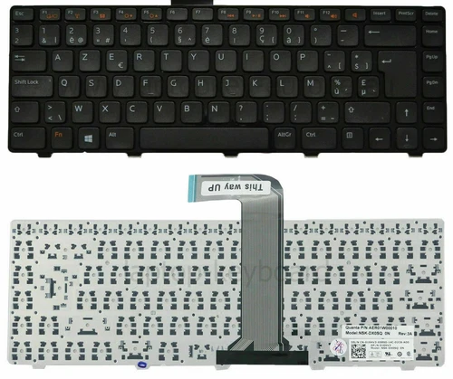 Belgium keyboard Dell 3450 M4040 N5040 L502X V131 V1450 V3350 V3550 /DE67-BE