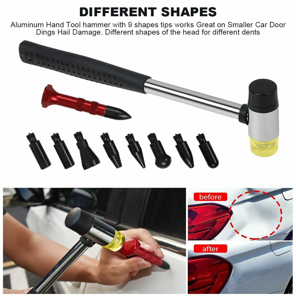 Studyset Auto-Dellen-Reparaturwerkzeug, flaches Loch, lacklos,  Reparatur-Set, kostenloses Blech, Dellen-Reparatur-Prozess, Loch