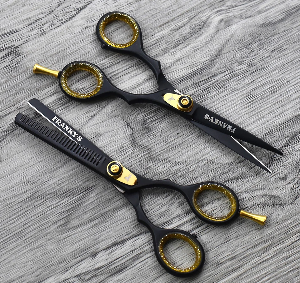 Professional Hair Cutting Scissors Barber Thinning Shears Hairdressing Salon Set - Image 4 of 4