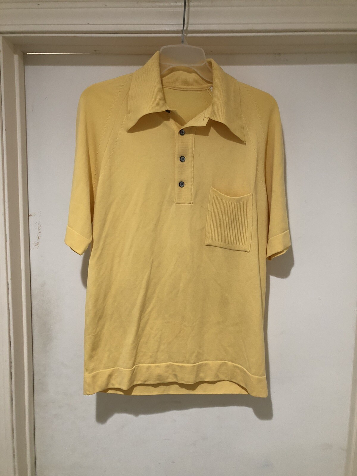 Vintage 60's Kmart Ban Lon Men's M Polo Shirt 100 Ny… Gem