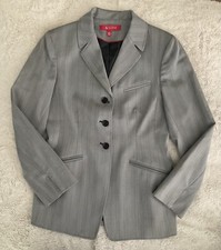 Womens Pinstriped Blazer Size 8P Fully Lined - Designed by A-LINE