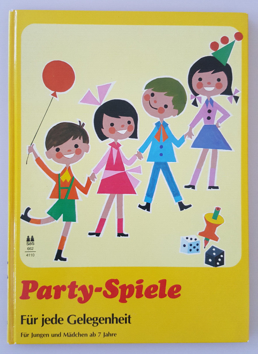 Party-Spiele. Für jede Gelegenheit. Buch Schwager & Steinlein / 1970er Jahre