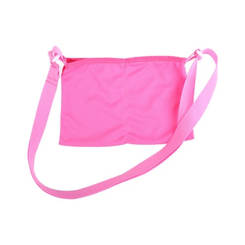 2x Soft Drainage Bag Pouch 2 Pockets Waist Belt Carrier Reusable Washable - Picture 4 of 4